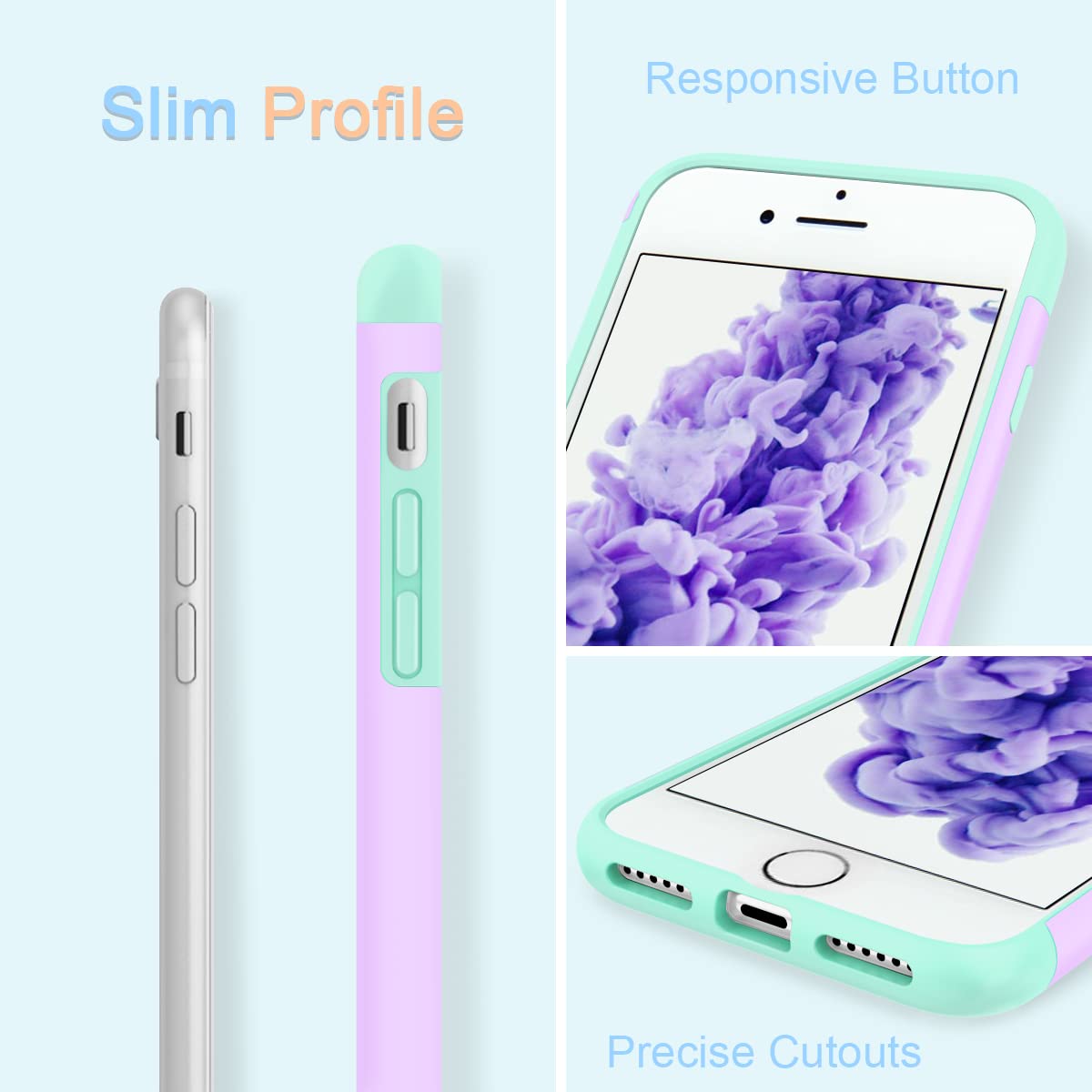 Premium Shockproof Hybrid Case for iPhone 8/7 (4.7
