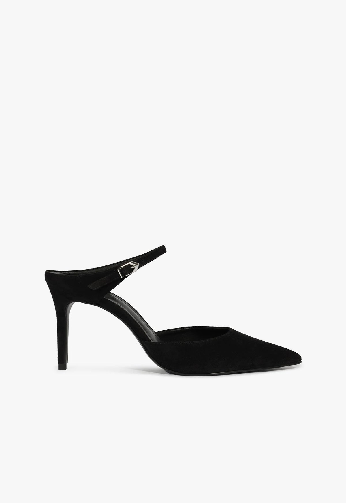 Laura Women's Mid Heel Stiletto Black Pumps - Elegant Dress Shoes for Work, Party & Evening Events