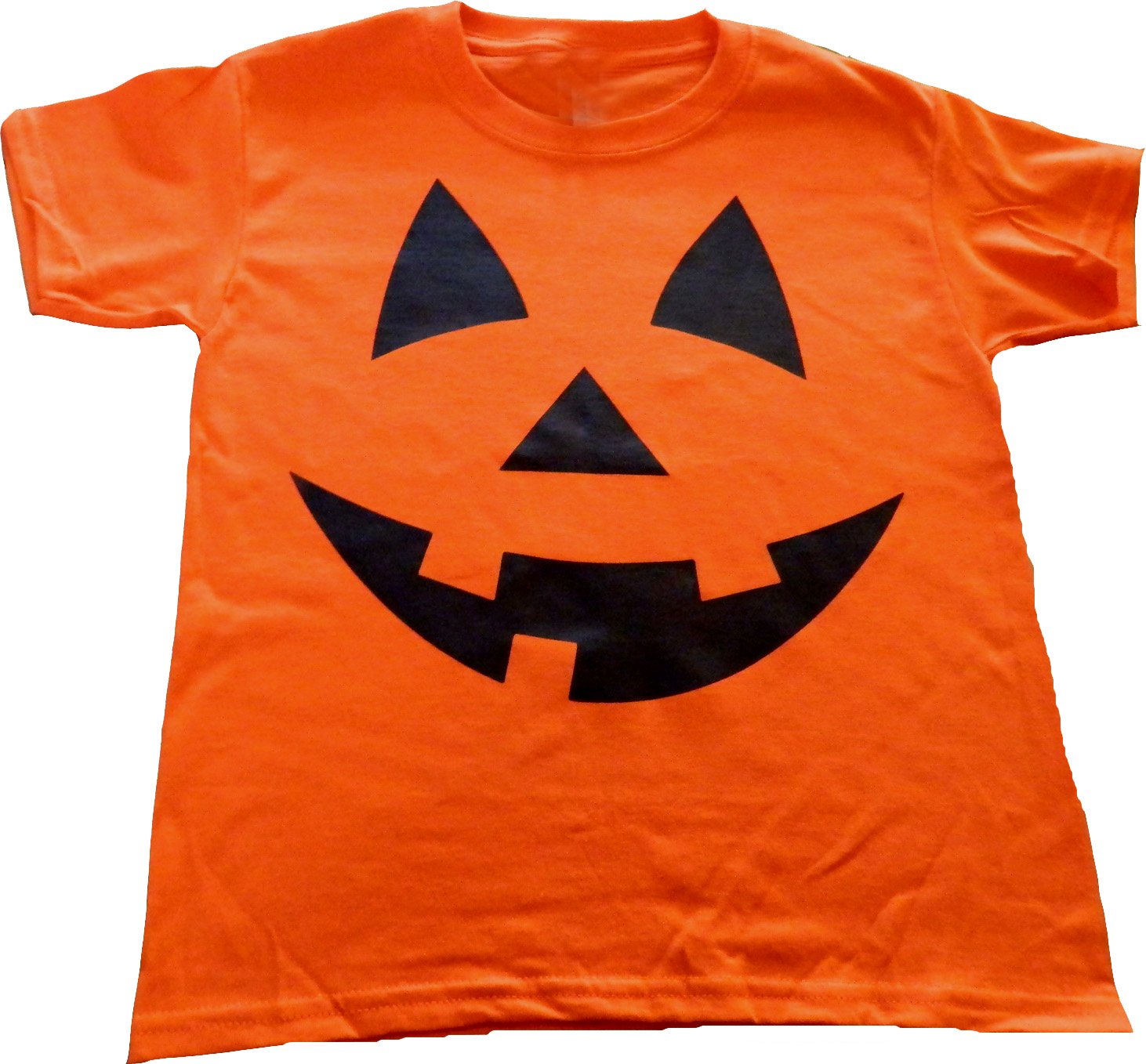 Custom Halloween Pumpkin Face T-Shirt for Boys & Girls - Fun & Spooky Costume Apparel for Trick or Treating & Halloween Parties
