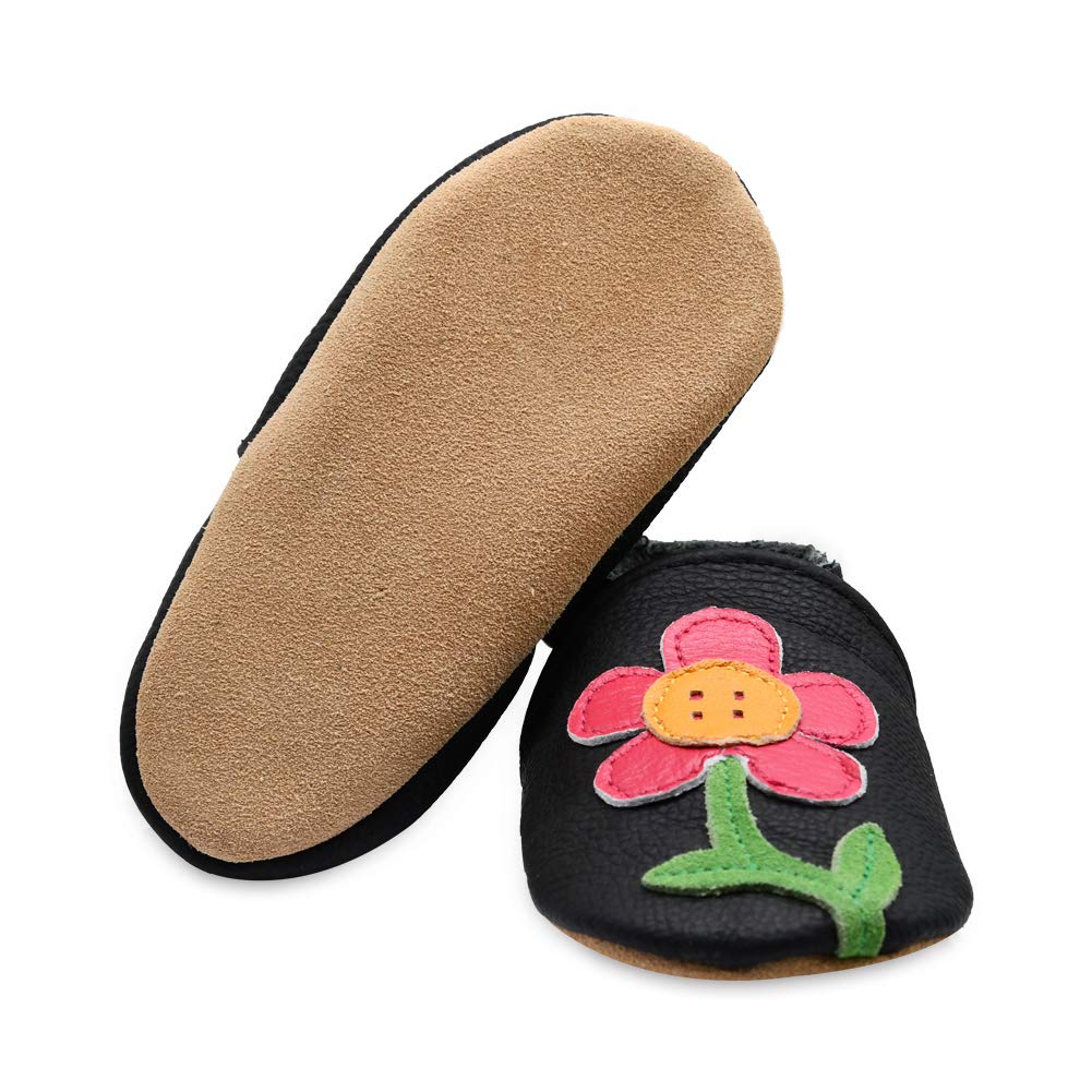 iEvolve Baby Soft Sole First Walker Shoes - Toddler Moccasins for Boys & Girls (0-24 Months) - Perfect for Indoor Play, Crawling & First Steps