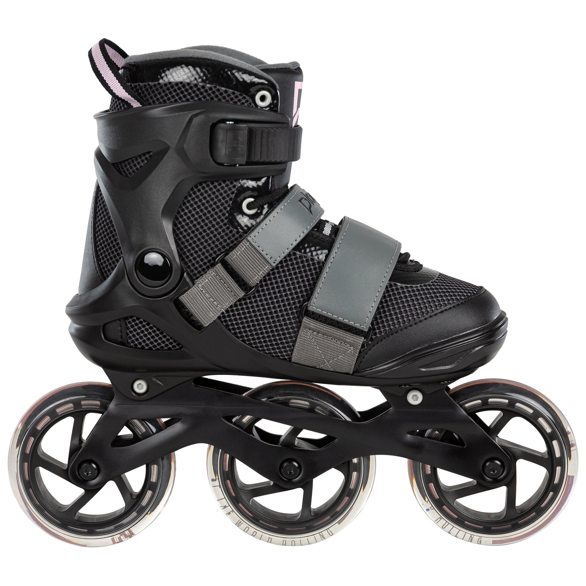 Playlife GT 110 Inline Skates for Women - Adjustable Pink Roller Skates for Kids & Adults - Perfect for Outdoor Fitness, Roller Rinks & Recreational Skating