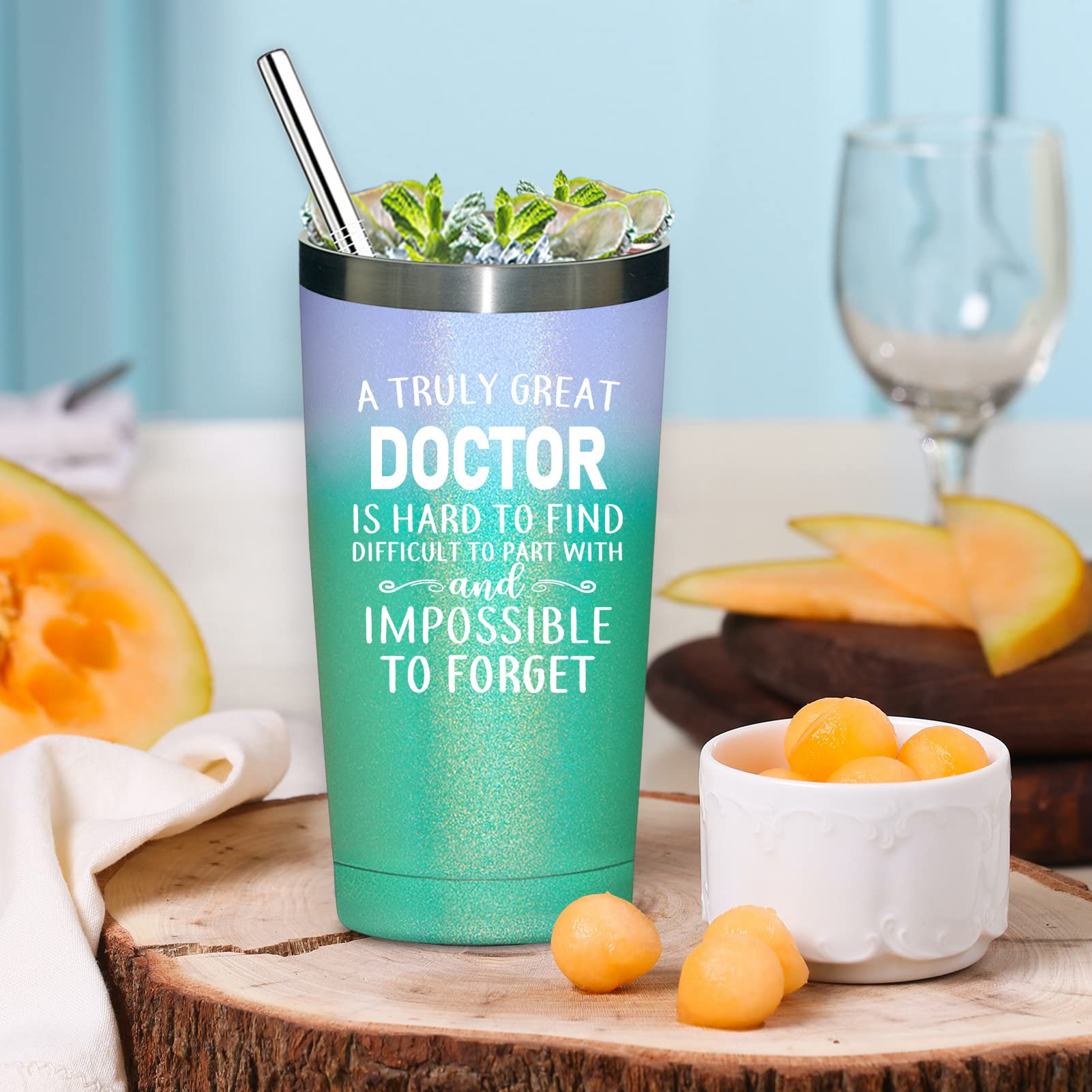 20oz Insulated Tumbler for Women Doctors - Perfect Doctor Appreciation Gift for Graduation, Doctors Day & Medical Professionals - Keeps Drinks Hot/Cold - Ideal for Hospital Shifts, Clinics & Office Use