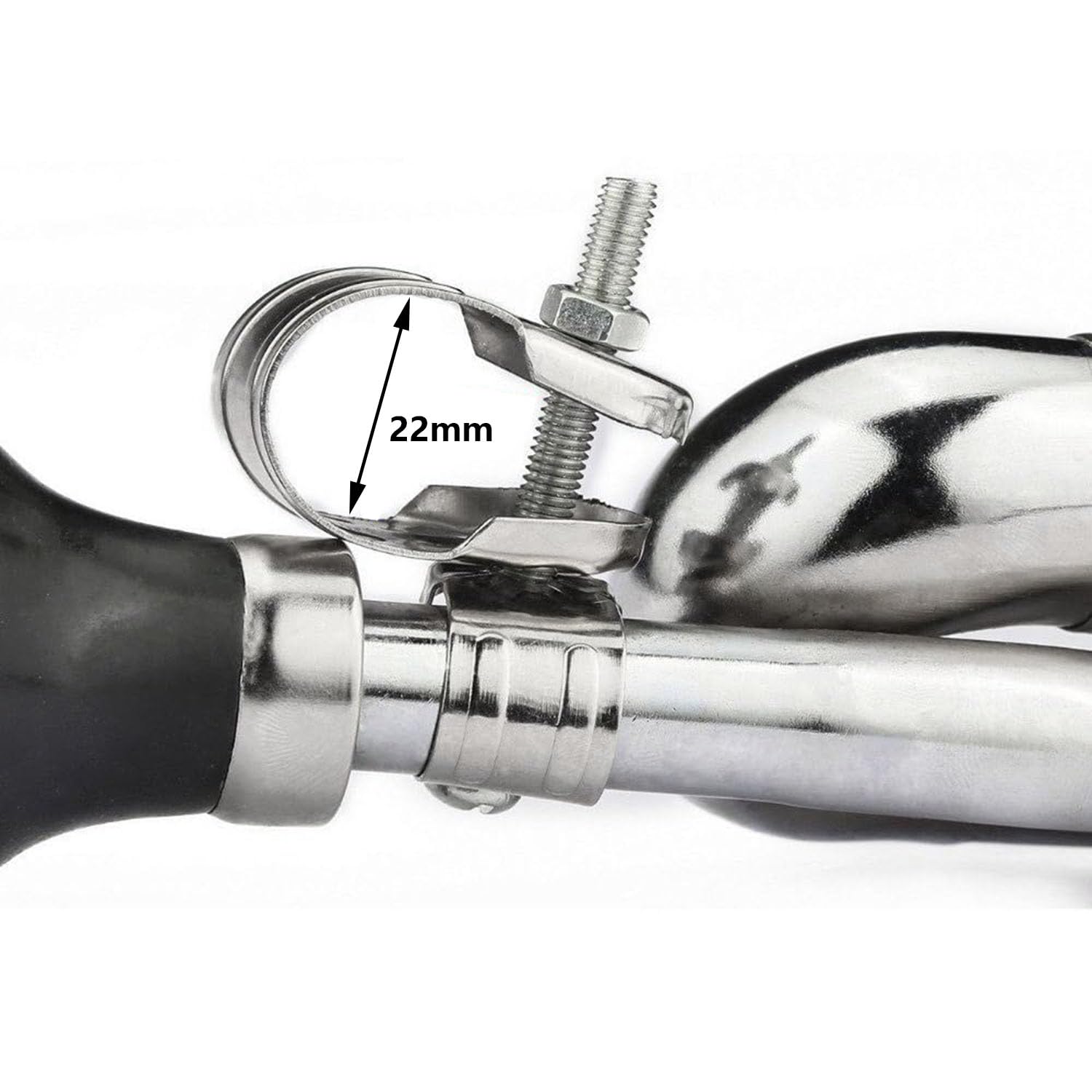 Heyous Twisted Speaker Air Squeeze Horn - Loud Bicycle & Scooter Alarm, Metal Horn for Bikes, Golf Carts, Motorcycles, Caravans - Perfect for Safety Warning & Outdoor Adventures