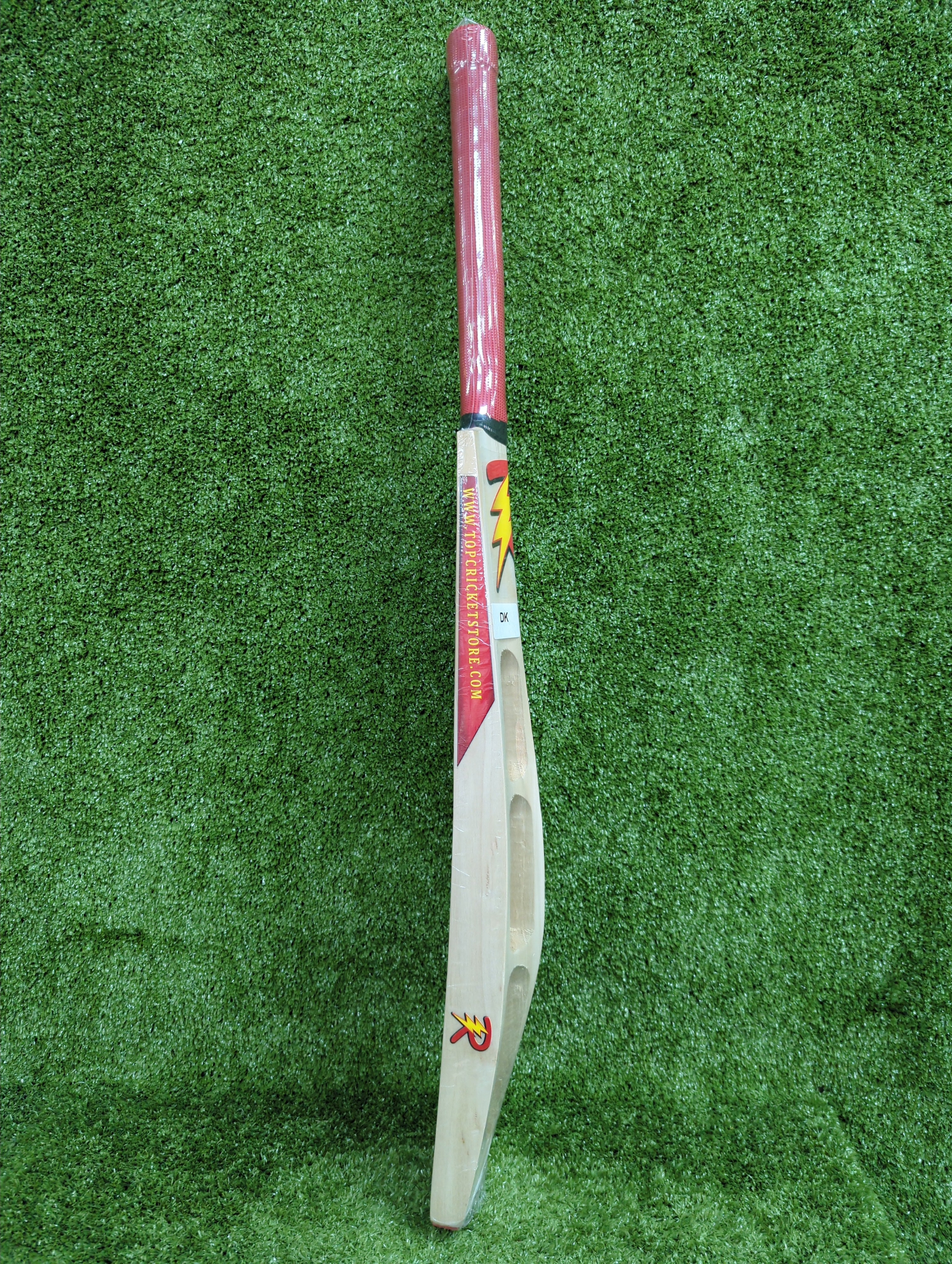 Premium Raidyn DK Kashmir Willow Scoop Adult Cricket Bat for Tennis Ball - Perfect for Casual Matches, Backyard Practice & Training Sessions