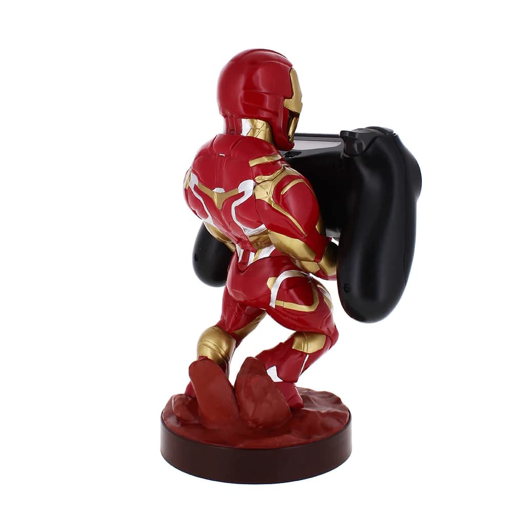 EXG CABLE GUYS Marvel Avengers Iron Man Controller Smartphone Stand - Officially Licensed Marvel Collectible - Perfect for Gaming, Streaming & Desk Decor