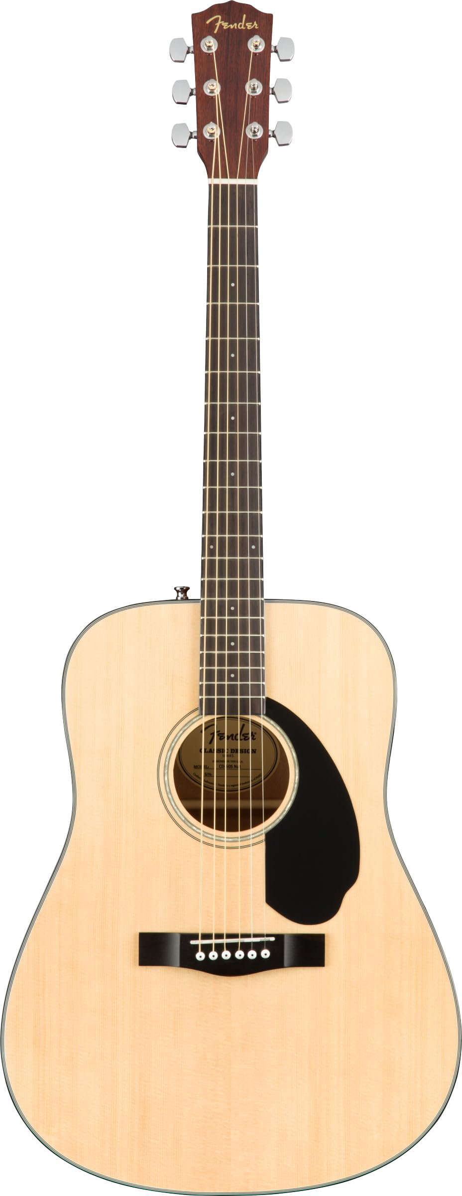 Fender CD-60S Solid Top Dreadnought Acoustic Guitar Bundle - Natural Finish with Gig Bag, Tuner, Strings, Picks & Online Lessons | Perfect for Beginners, Campfire Singalongs & Home Recording Studios