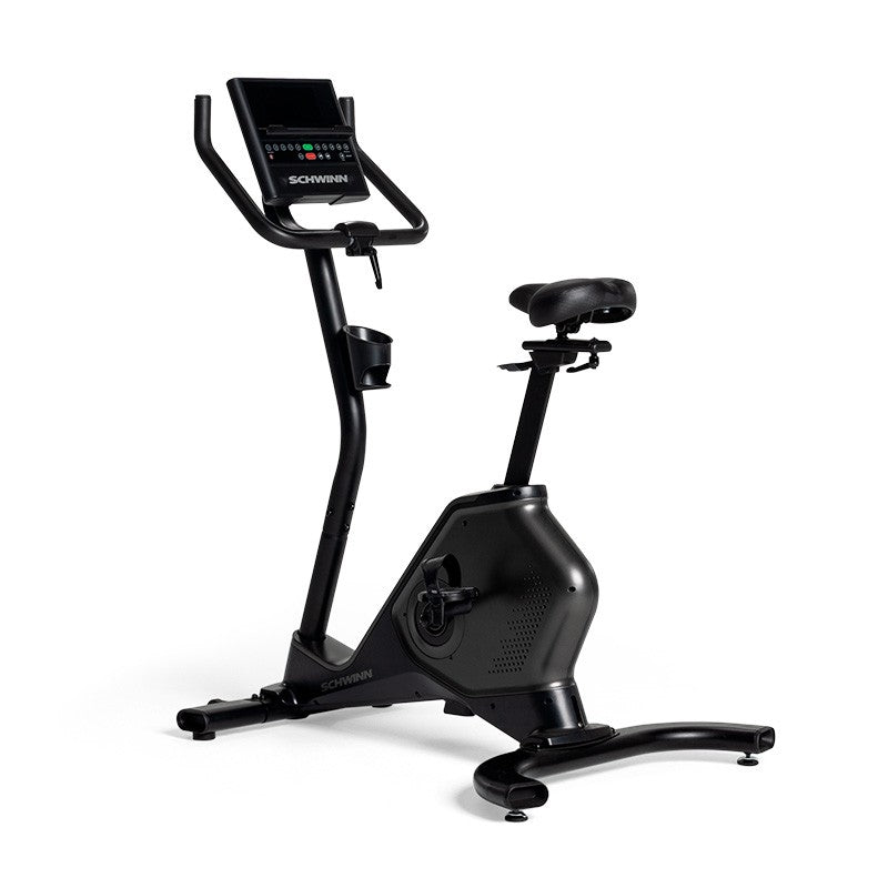 Schwinn 590U Upright Exercise Bike for Home Gym - Magnetic Resistance Indoor Cycling Bike with LCD Display, Heart Rate Monitor & Adjustable Seat - Perfect for Cardio Workouts & Weight Loss