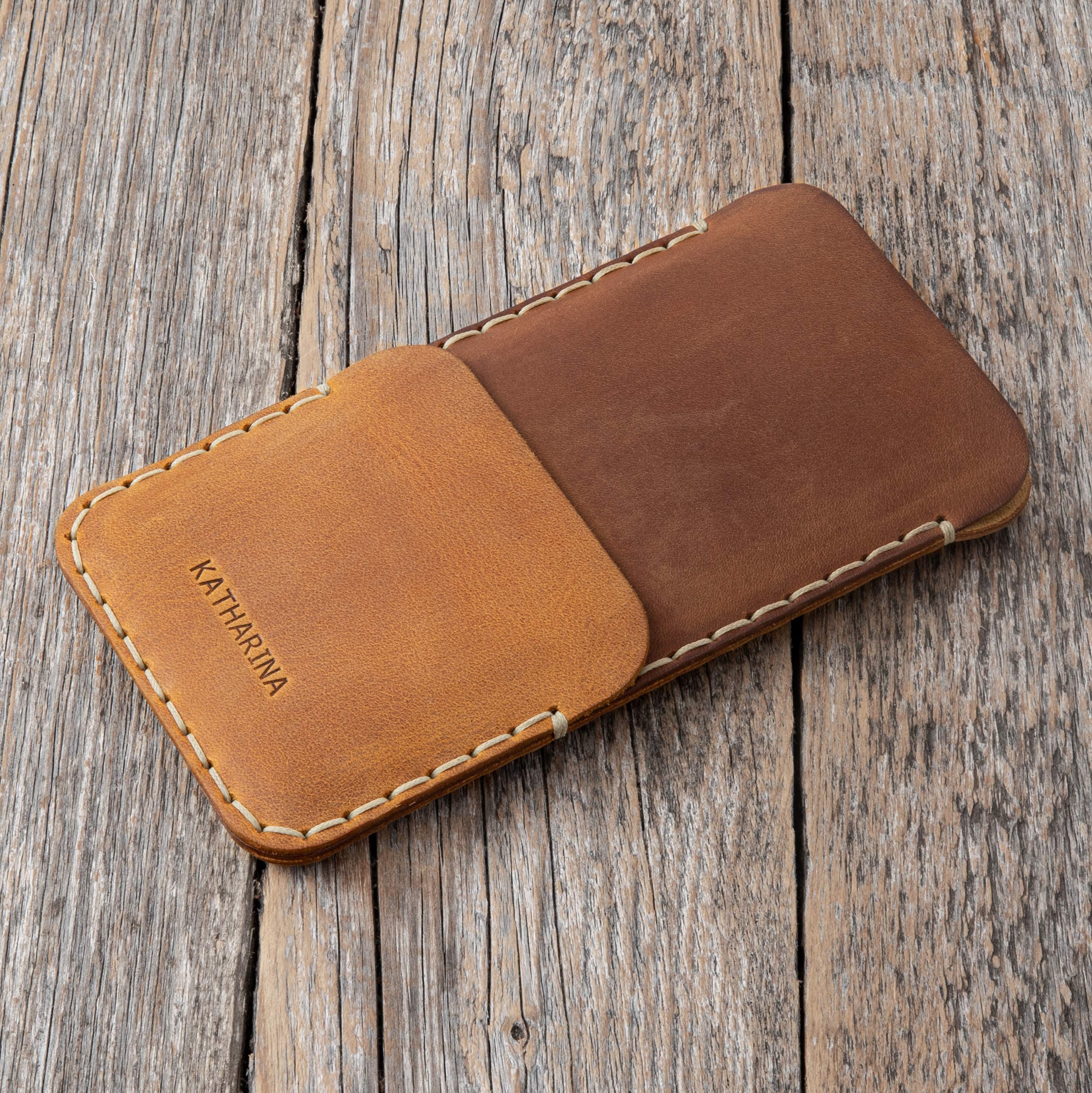 Genuine Leather iPhone Case for iPhone 16 Pro Max/Pro/Plus - Premium Hand-Stitched Customizable Phone Cover | Perfect for Business, Travel & Everyday Protection