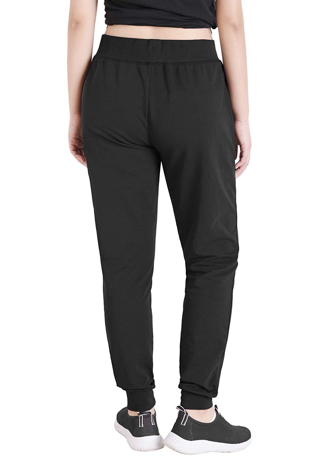 Women's Soft Cotton Jogger Sweatpants with Pockets - Comfortable Lounge Pants for Yoga, Running & Casual Wear