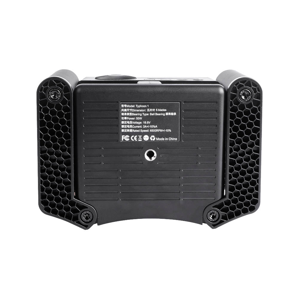 Typhoon 1 Compact Portable Handheld Photography Studio Fan - Professional Wind Machine for Photo Shoots, Video Production & Makeup Styling