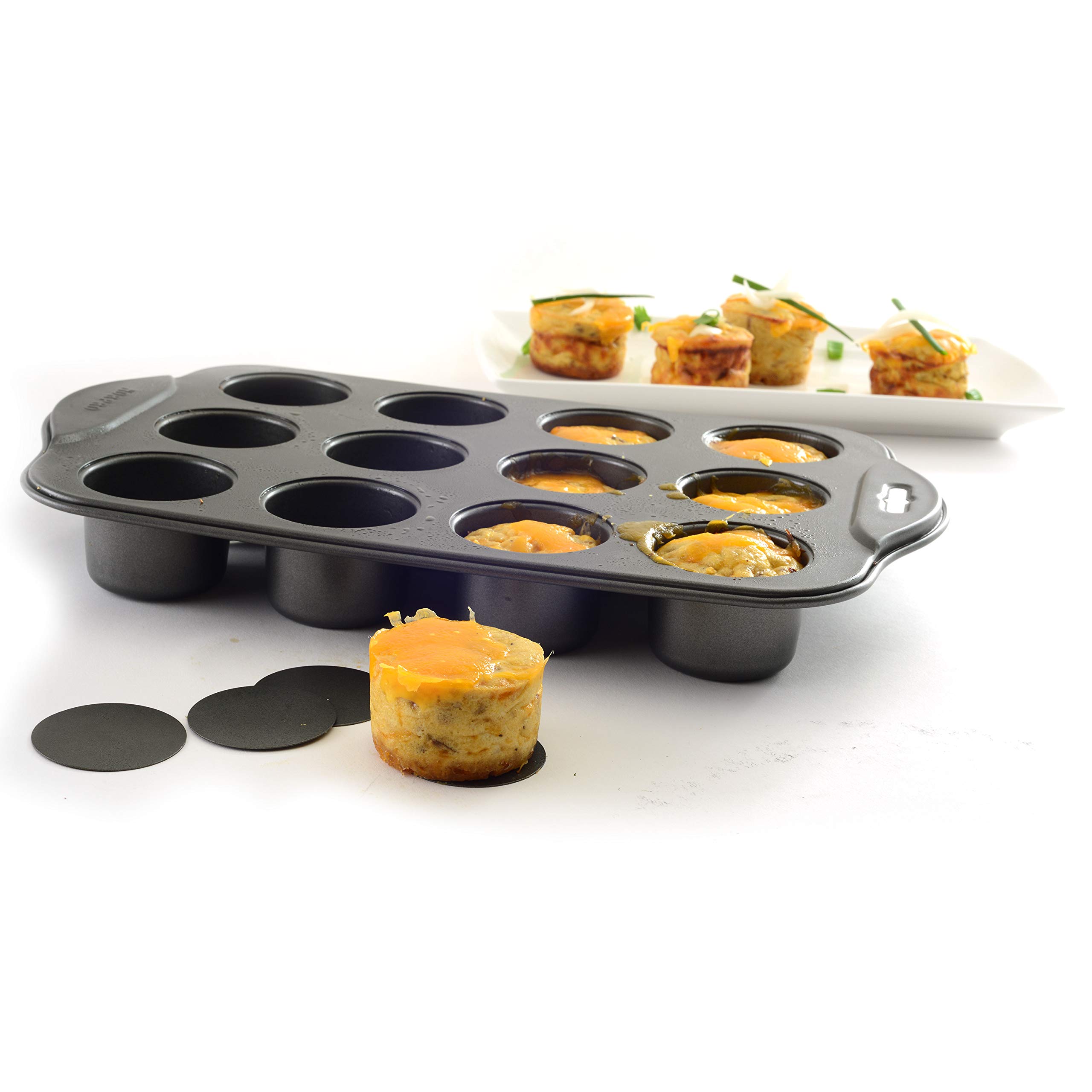 Norpro 3917 Nonstick Mini Cheesecake Pan - 6 Cupcake Cavity Baking Pan for Perfect Mini Cheesecakes, Cupcakes & Desserts | Ideal for Home Baking, Parties & Holiday Treats