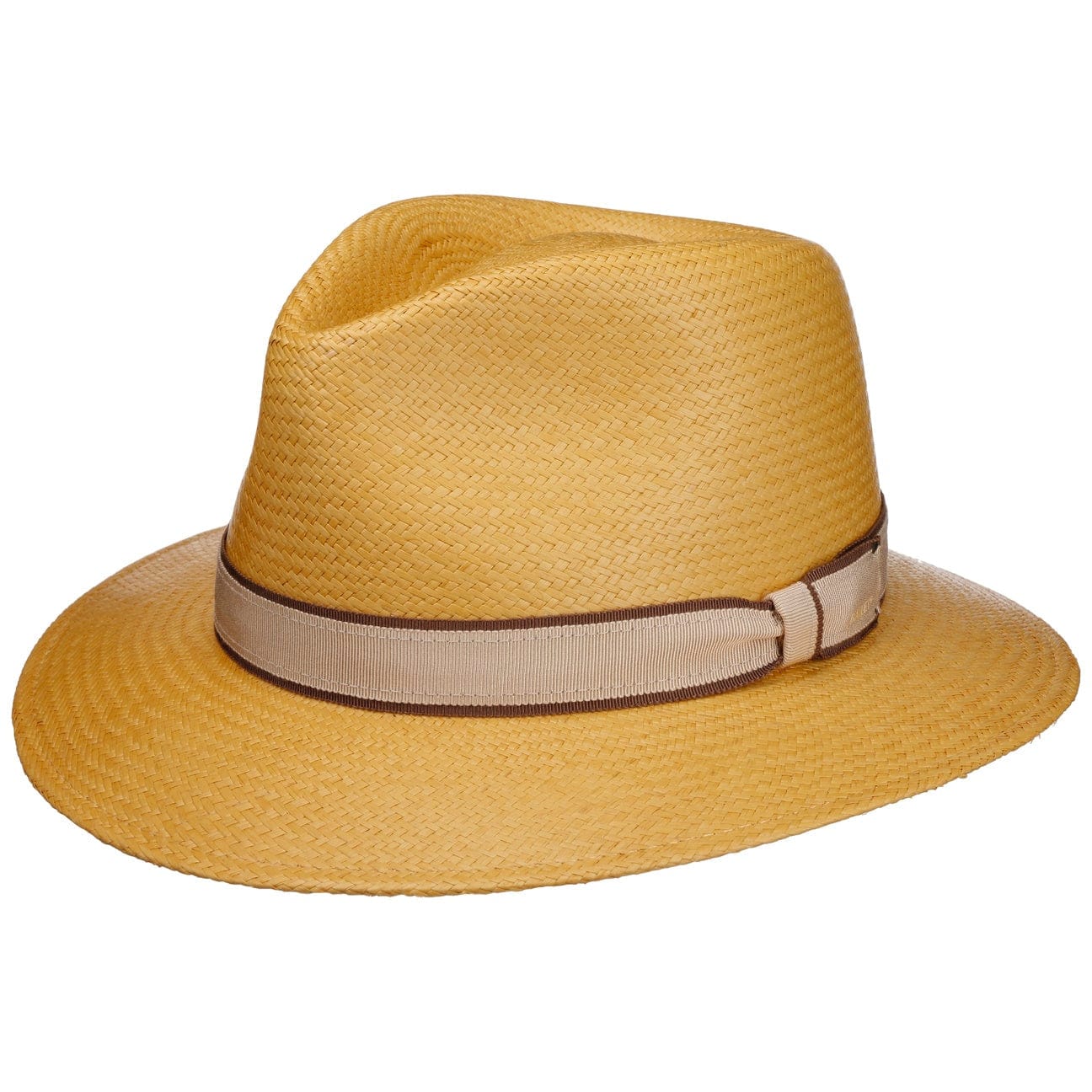 Brooks Panama Hat by Bailey 1922 - Premium Straw Fedora Hat for Men & Women - Perfect for Beach, Summer Outfits & Outdoor Events