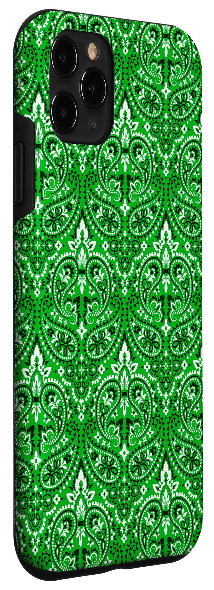 iPhone 11 Pro Case - JCombs Paisley Bandana Design (Color #H120) - Slim Protective Cover for Everyday Use, Travel & Work