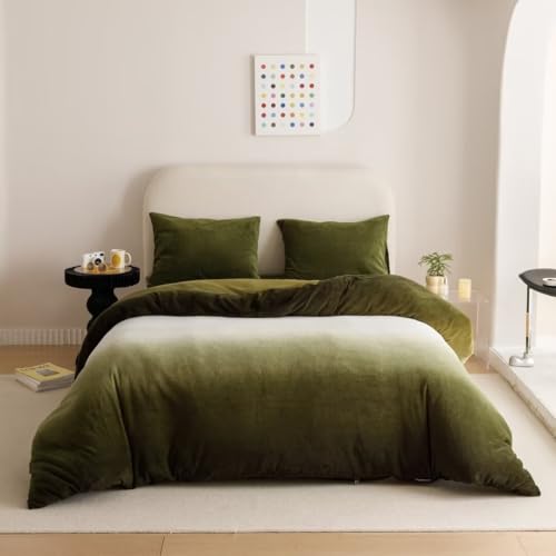 Green White Velvet