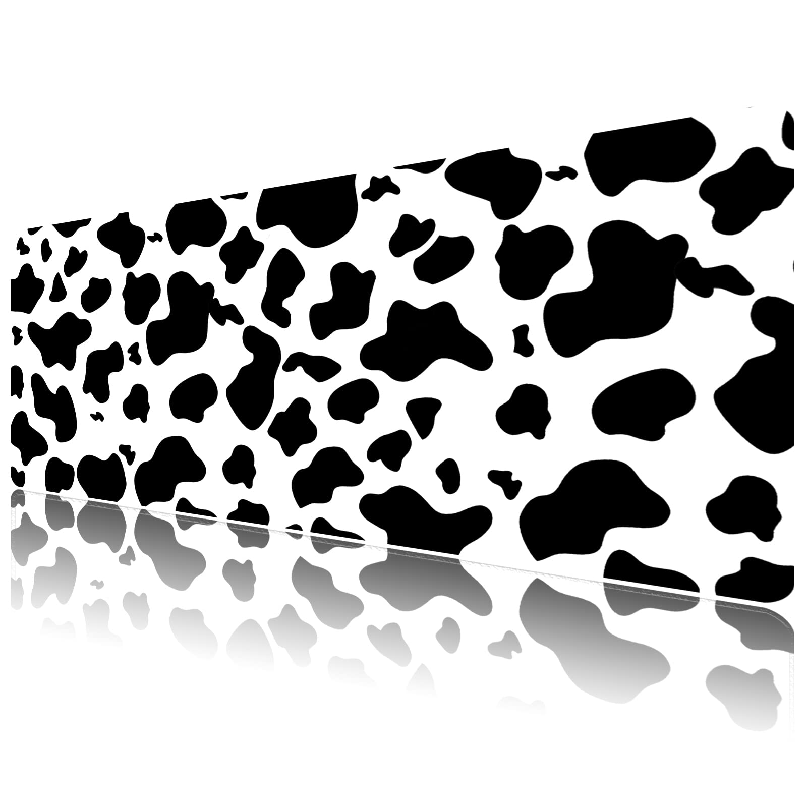 Deokke XXL Gaming Mouse Pad - 31.5×15.7 Inch Non-Slip Desk Mat with Stitched Edges for PC, Laptop & Office Work | Waterproof Keyboard Mousepad for Gamers, Programmers & Graphic Designers | Perfect for Esports, Home Office & Computer Workstations (Black Cow Leather Pattern)
