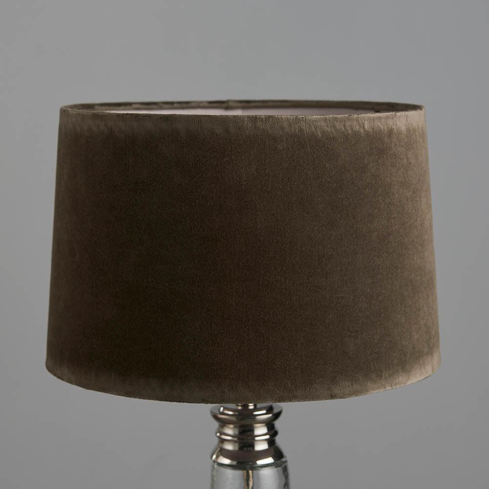 Endon Winslet 1-Light Hammered Glass Table Lamp - Modern Bedside Lighting for Bedroom, Living Room & Office Decor