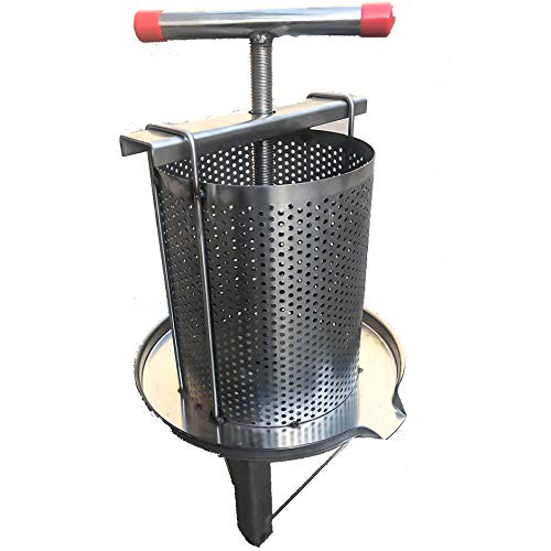 Stainless Steel Manual Honey Press Extractor - Beekeeping Equipment for Pure Raw Honey Extraction | Perfect for Home Use & Small Beekeeping Farms