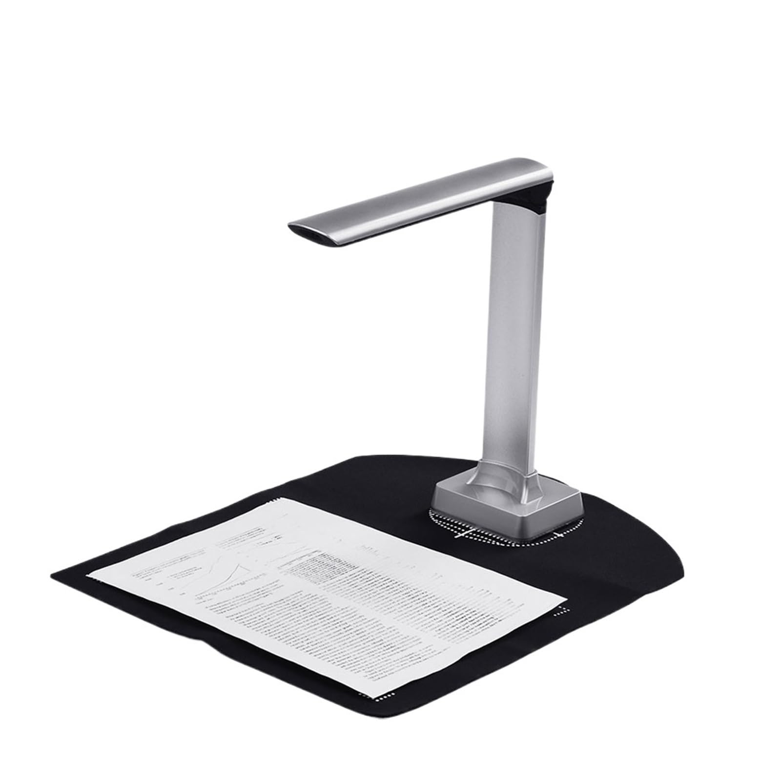 5MP Portable Document Scanner for Books, Receipts & Invoices - A4 Size File Recognition - Perfect for Office, Home & Travel Use