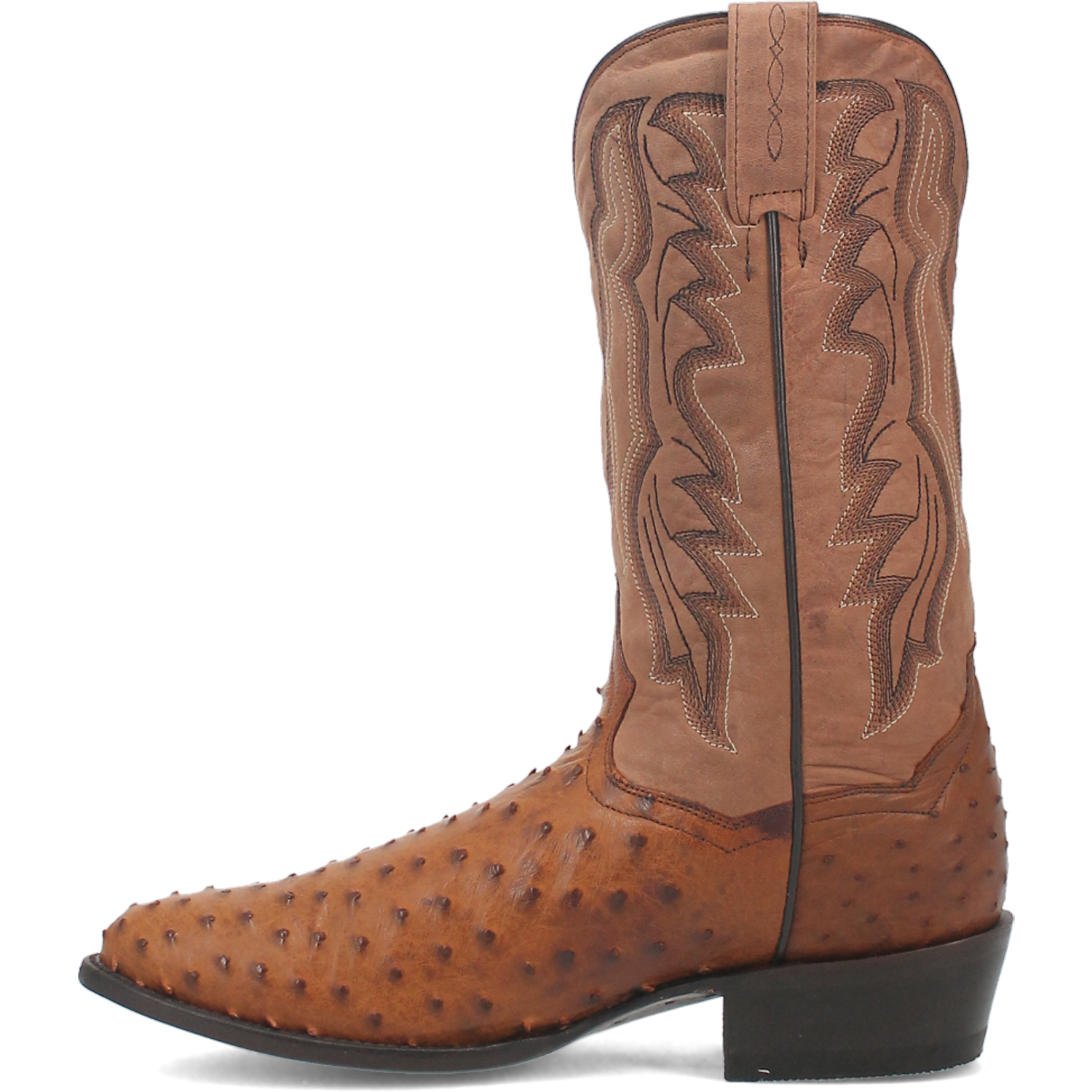 Premium Tempe Full Quill Ostrich Cowboy Boots for Men - Handcrafted Genuine Leather Western Boots for Riding, Rodeo & Country Fashion