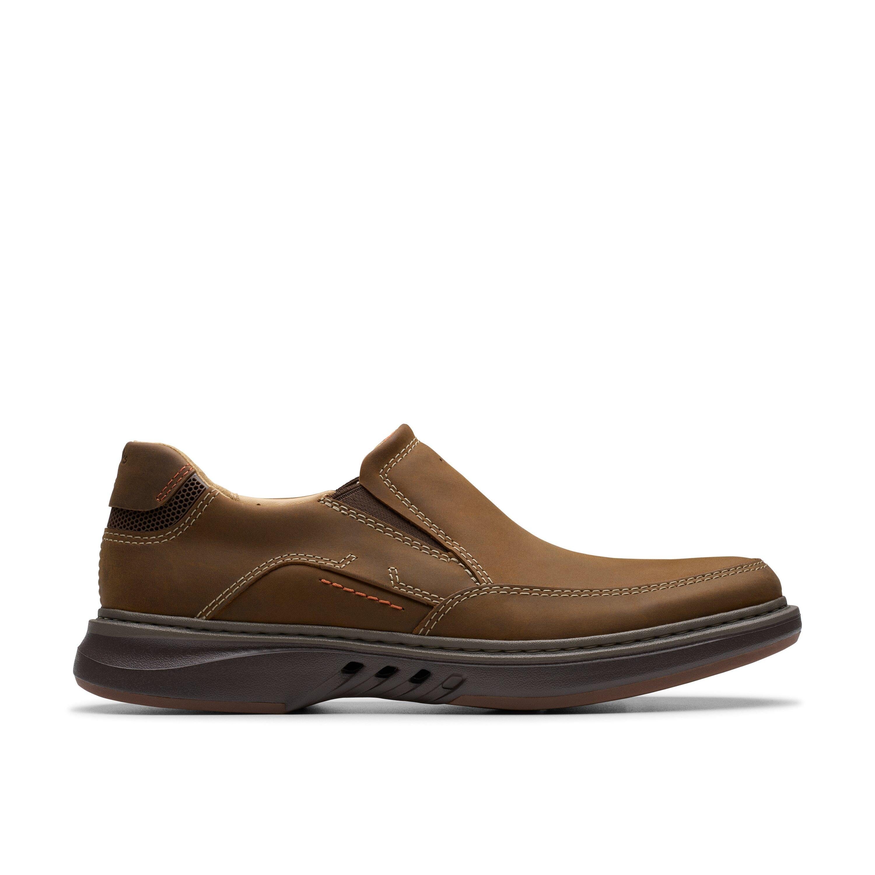 CLARKS Men's Un Briley Step Loafers - Comfortable Slip-On Shoes in Medium & Wide Widths - Perfect for Casual Wear, Office & Travel