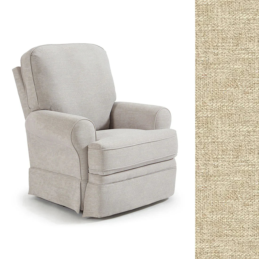 Juliana Swivel Glider Recliner Chair - Best Comfortable Modern Living Room Furniture for Relaxing, Reading & Nursing - Soft Upholstered Accent Chair with Smooth 360° Rotation