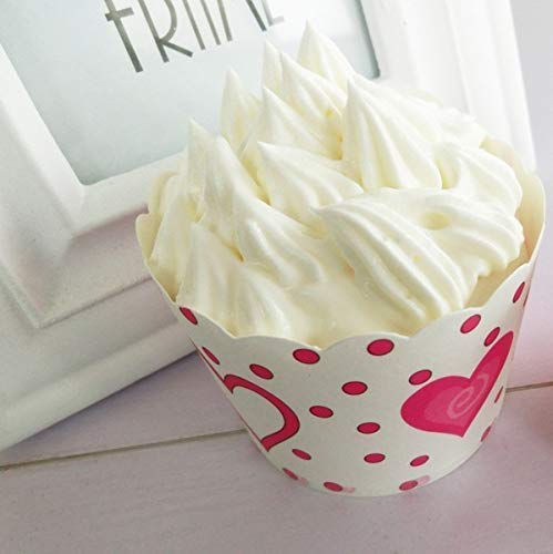 AmigozZ 50-Pack Grease-Proof Mini Baking Paper Cups - Muffin Liners, Ice Cream Cups & Dessert Cups with Random Colors & Designs | Perfect for Party Favors, Birthday Treats & Home Baking
