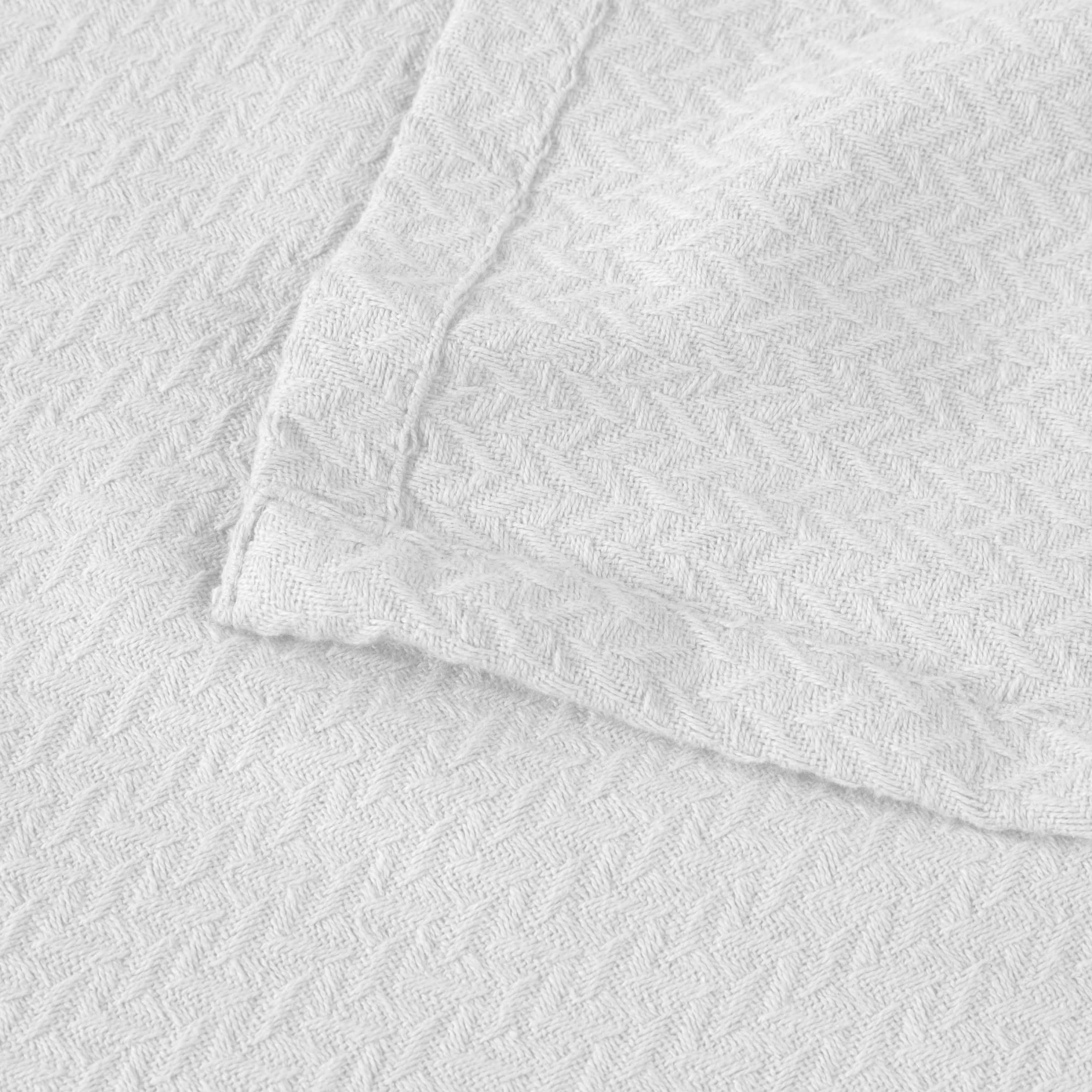 Premium Nobel Cotton Textured Chevron Lightweight Woven Blanket - Soft & Breathable Throw for Sofa, Bed, or Outdoor Picnics - Cozy Home Decor & Travel Companion