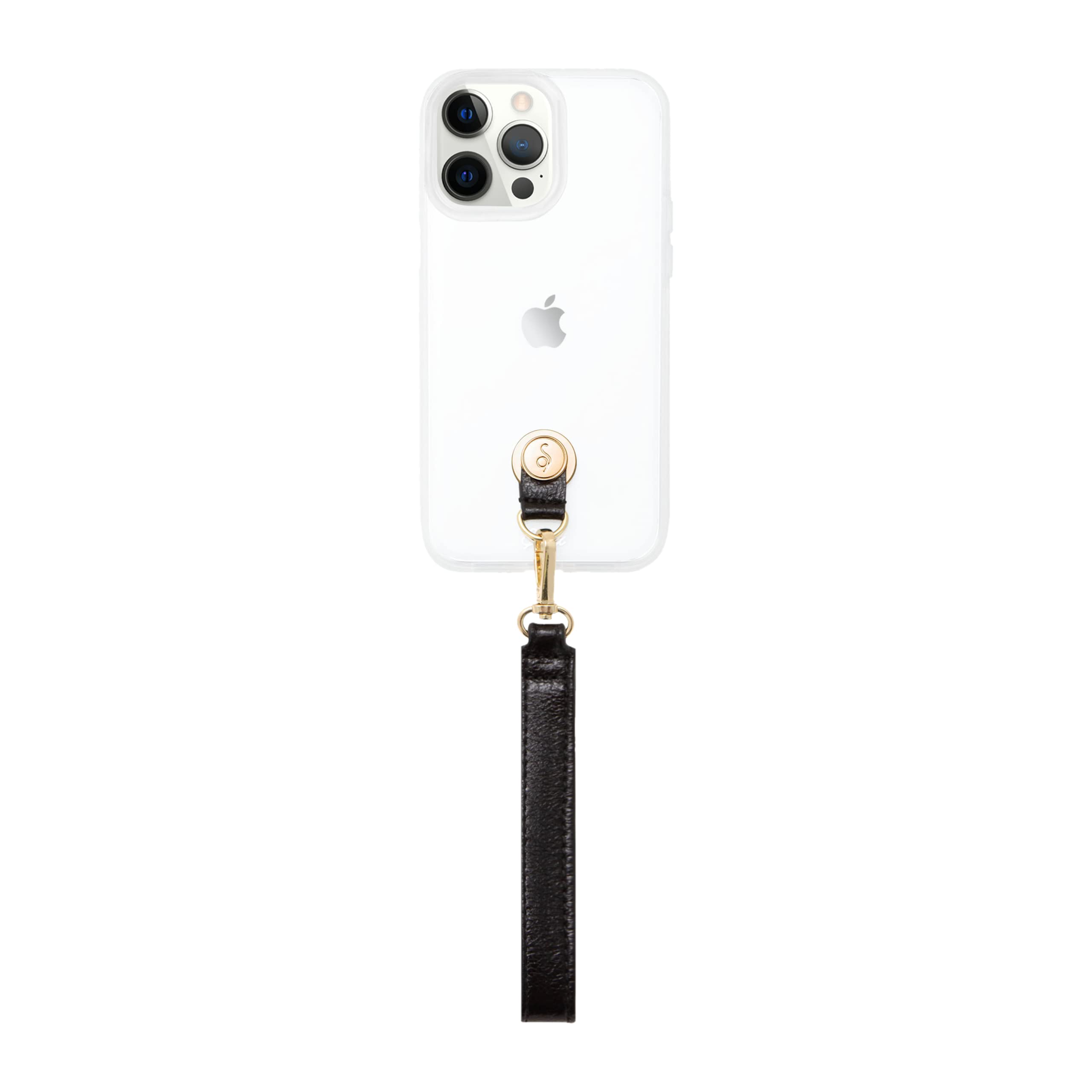 Sonix Vegan Leather Phone Wrist Strap with Adhesive - Secure & Stylish Phone Holder for Running, Shopping, and Hands-Free Convenience