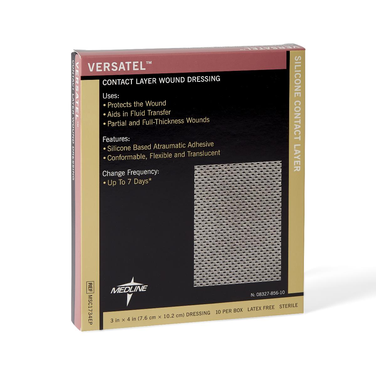 Versatel Contact Layer Dressings for Wound Care | Non-Adhesive Wound Dressing Pads | Ideal for Post-Surgery, Burns & Chronic Wounds | Medical Grade Protection & Comfort