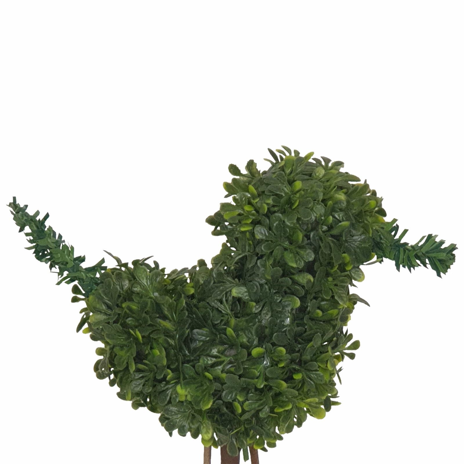 21cm Artificial Topiary Duck Plant in Terracotta Look Pot - Decorative Home & Office Desk Decor by Criterion - Perfect for Indoor Greenery, Wedding Centerpieces, and Garden Decorations