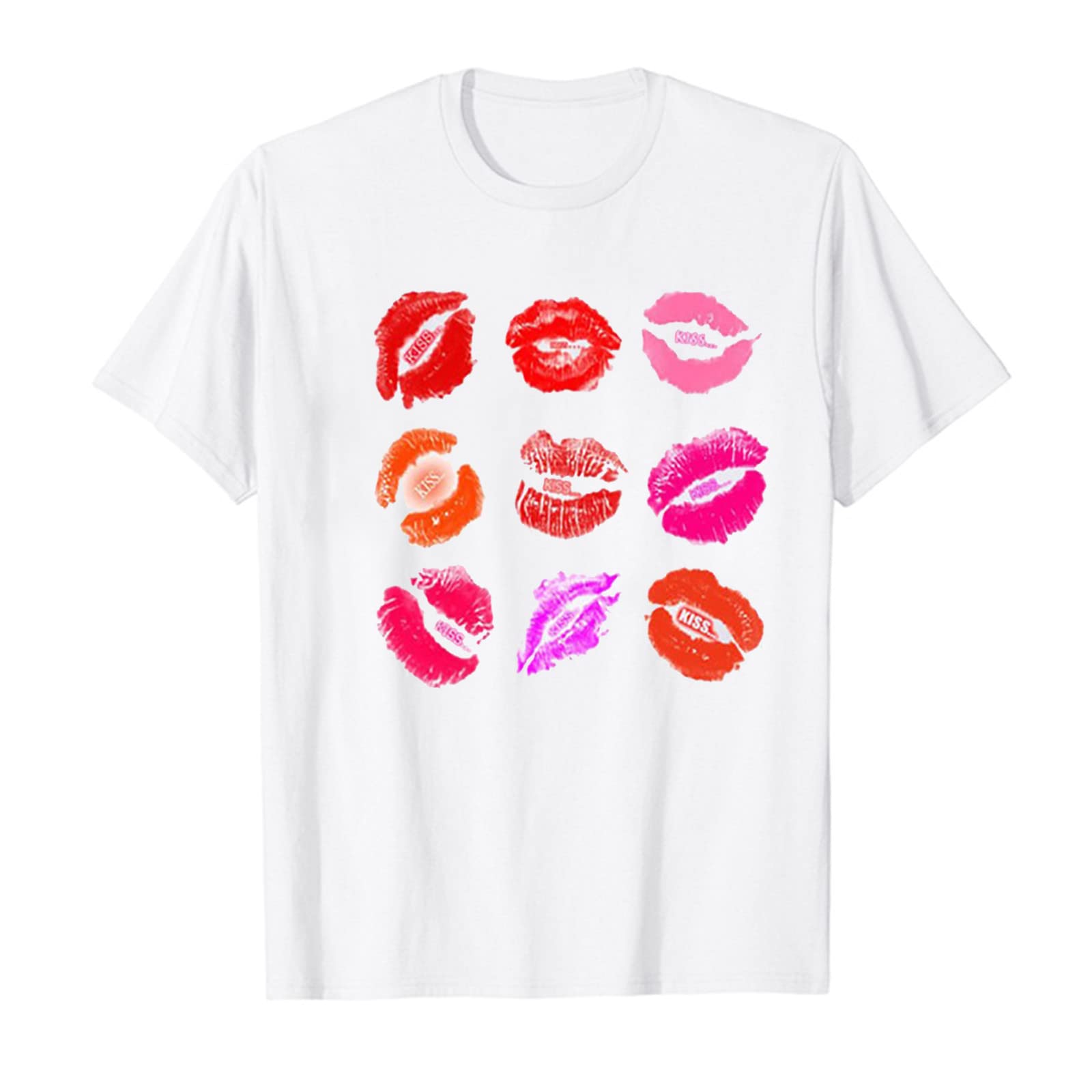 Women's Short Sleeve Summer Tops - Casual Cute Pullover Shirts in Polyester Blend for Spring & Summer | Perfect for Beach Outings, Date Nights & Everyday Wear