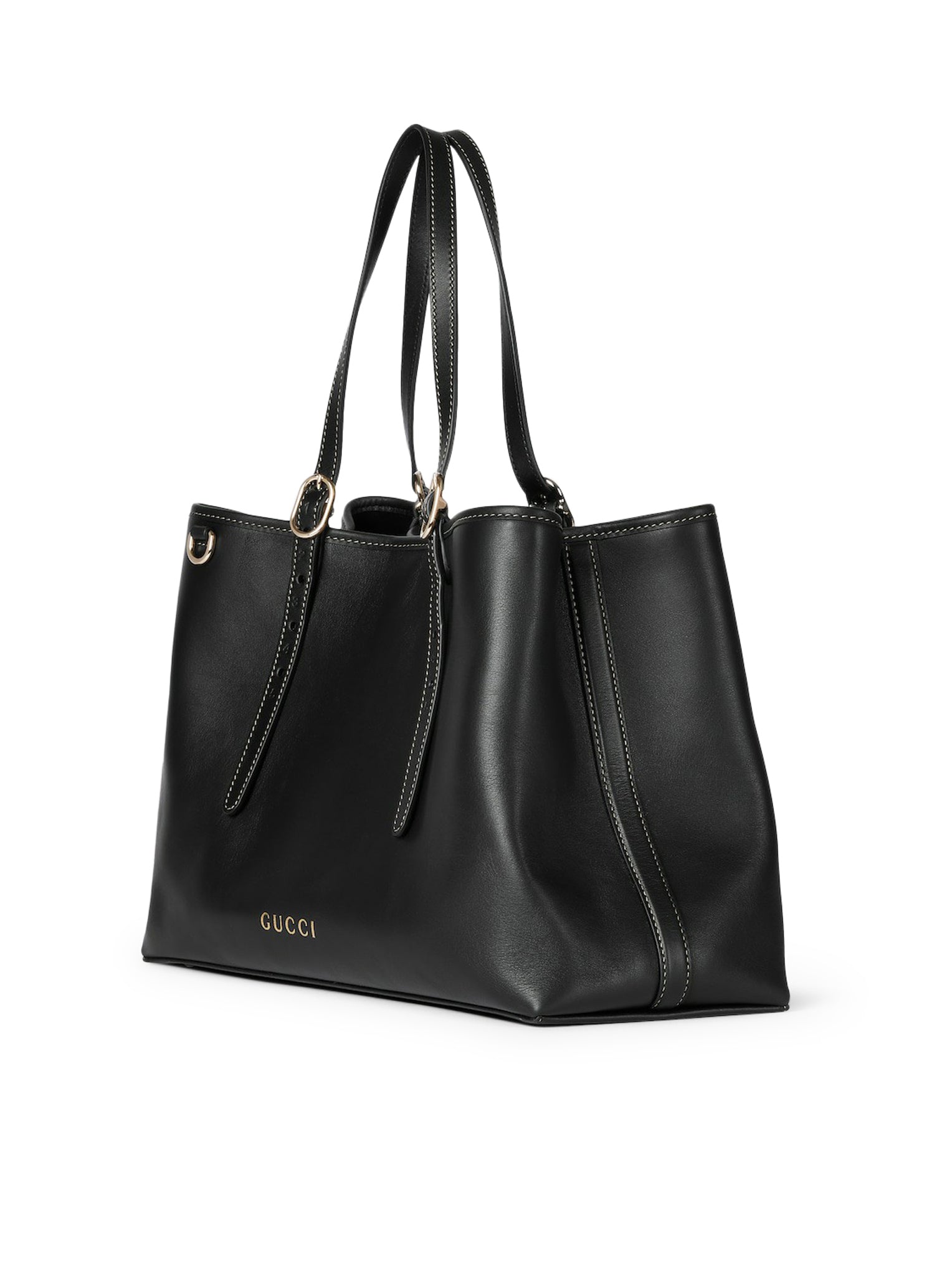 GG Emblem Medium Size Shopping Tote Bag - Stylish & Durable Reusable Grocery Bag for Shopping, Beach, Work & Travel