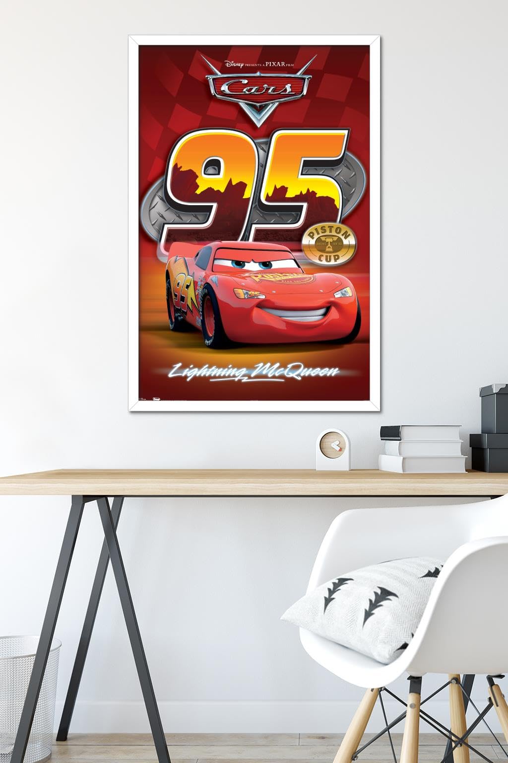 Disney Pixar Cars Lightning McQueen Wall Poster - 22.375