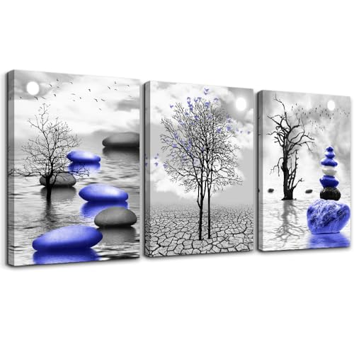 Purple Abstract Wall Pictures