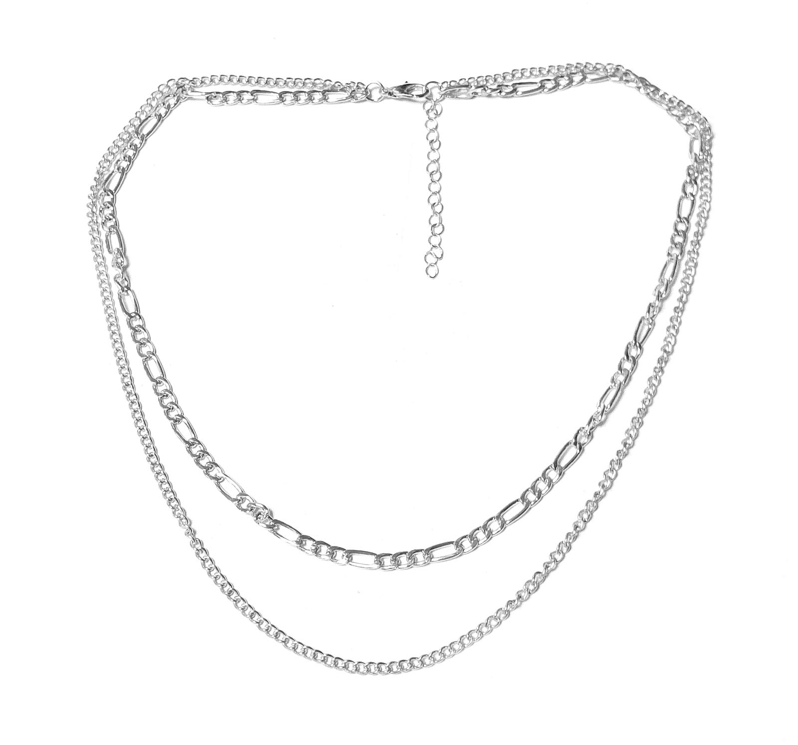Dainty Layered Circle Choker Necklaces Set - Handmade Gold Plated Coin Tube Pendant with Adjustable Multilayer Chain for Women & Girls | Perfect for Everyday Wear, Date Night & Gift Giving