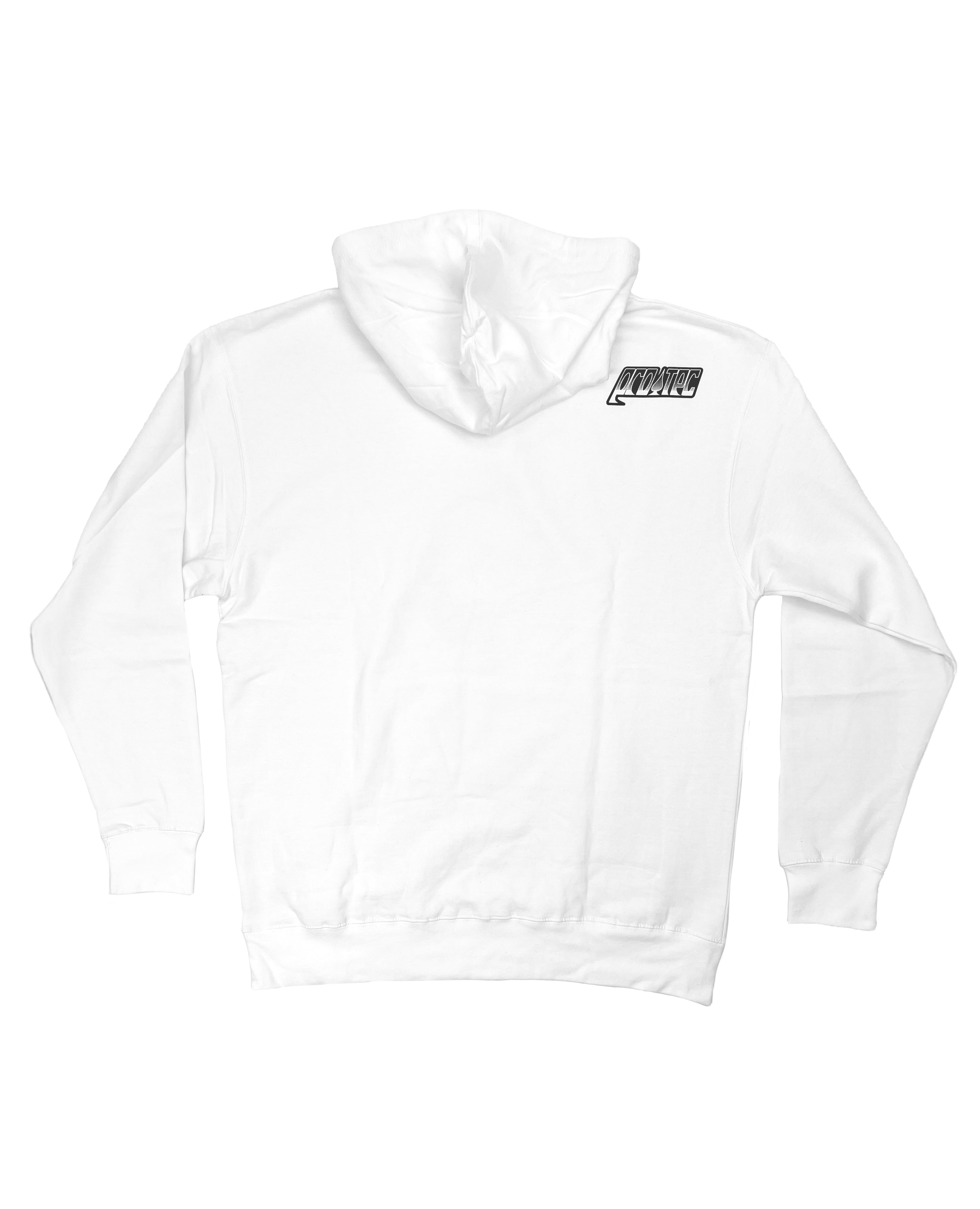 Pro Tec Lump Head Hoodie - White | Premium Cotton Pullover for Men & Women | Perfect for Casual Wear, Street Style & Outdoor Activities