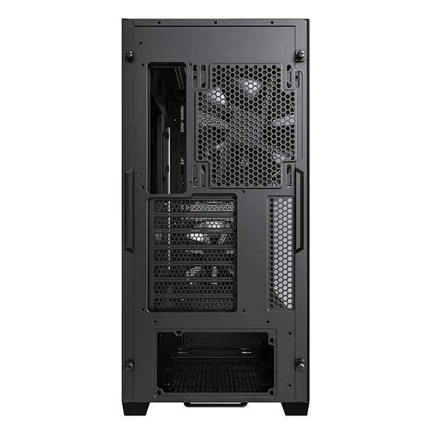 Montech Air 903 Base ATX Mid Tower PC Case - High Airflow Tempered Glass Gaming Computer Case with Black Solid Panel | Perfect for Gaming Rigs & Workstation Builds