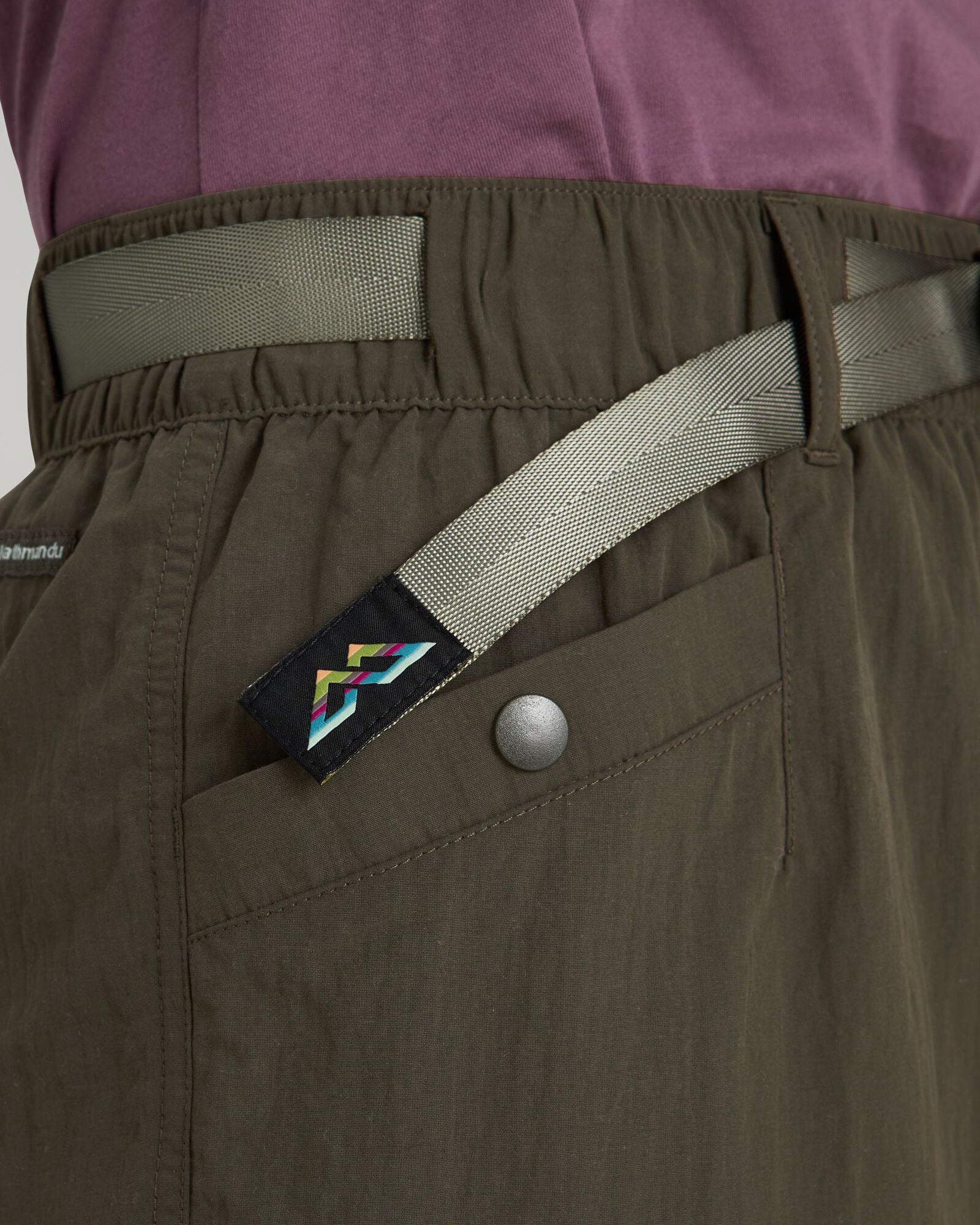 EVRY Day Women's Cargo Shorts - Dark Moss Green Casual Outdoor Hiking Shorts for Summer Travel & Adventure