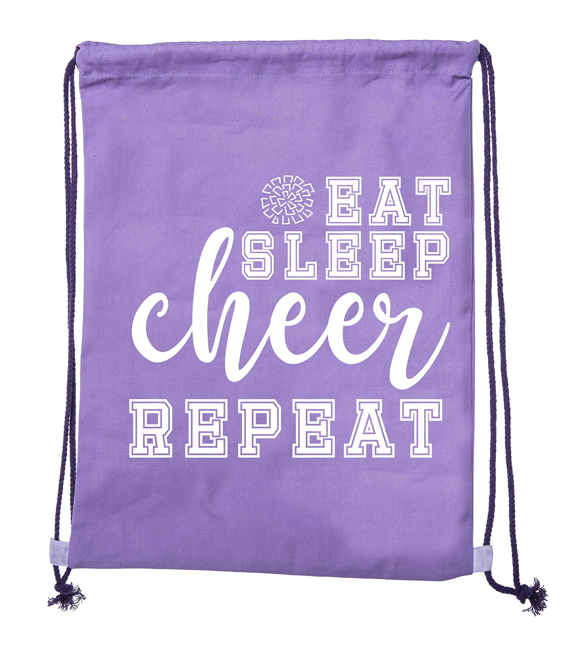 Cheerleading Backpacks & Pom Drawstring Bags for Cheerleaders - Durable Team Sports Cinch Sacks for Practice, Games & Competitions