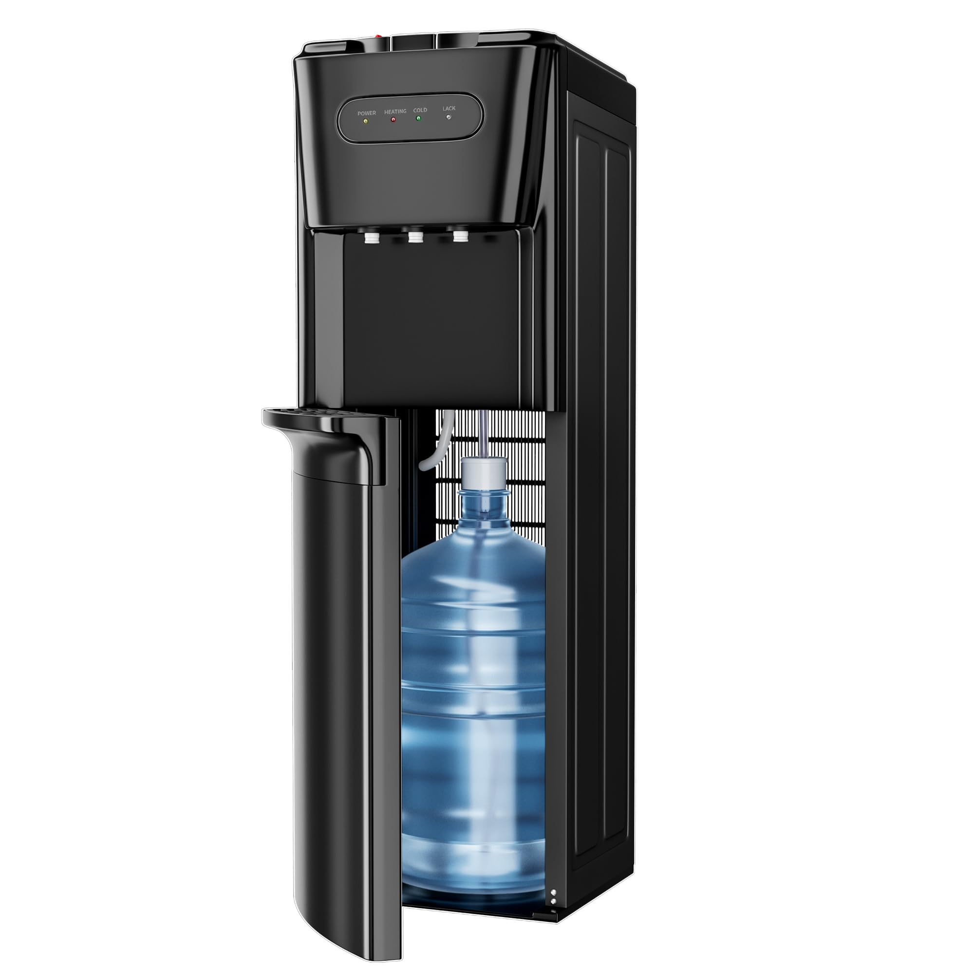 5 Gallon Bottom Loading Water Cooler Dispenser with Hot, Room & Cold Temperature Options - Child Safety Lock for Home, Office & Living Room - Perfect for Hydration, Tea & Coffee Making