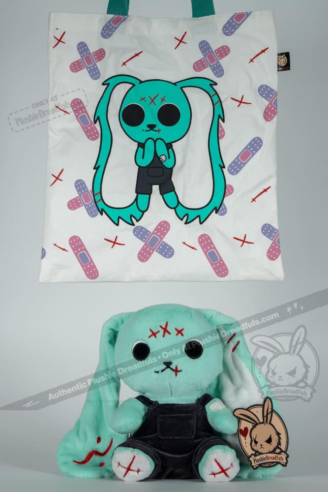 Plushie Dreadfuls Dermatillomania Rabbit Stuffed Animal - Soft Anxiety Relief Toy for Skin Picking Disorder, Cute Emotional Support Plush for Adults & Kids