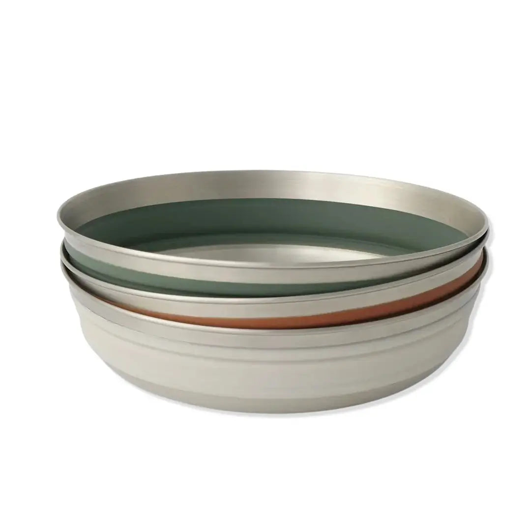 Sea To Summit Detour Stainless Steel Collapsible Bowl - Medium Camping Cookware for Backpacking, Hiking & Outdoor Adventures