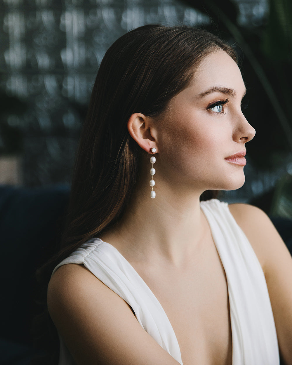 Elegant Tess Pearl Dangle Earrings for Women | Handmade Fashion Jewelry Gift for Brides, Party & Special Occasions | Perfect for Weddings, Date Nights & Formal Events