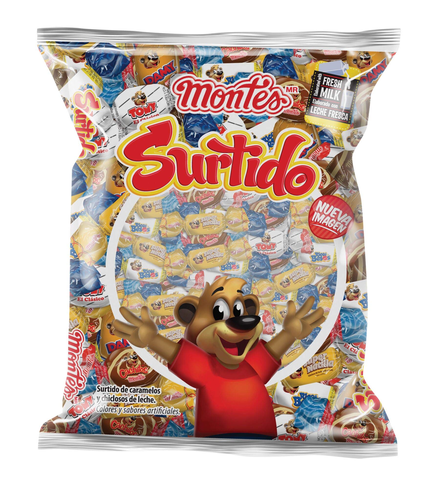 Mexican Assorted Milk Candy - Montes Surtido 100pc (16.6oz) for Parties & Gifts
