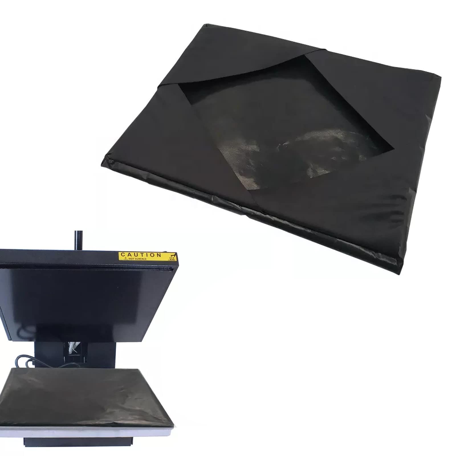 High Temperature Non-Stick Teflon Heat Press Platen Cover - Protective Wrap for Sublimation & Heat Transfer Machines - Perfect for T-Shirt Printing, Mugs, and DIY Craft Projects