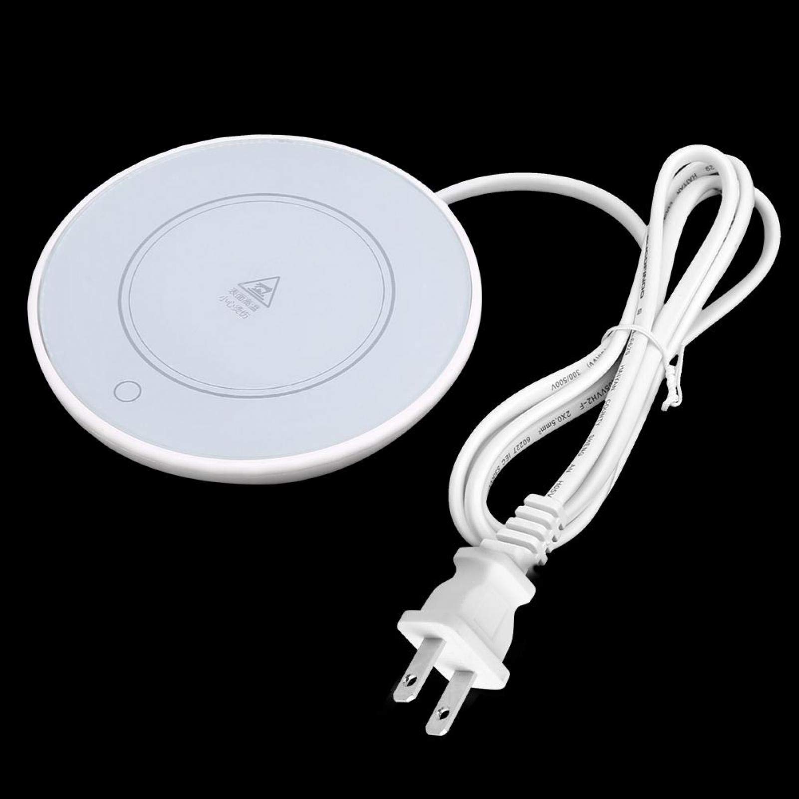 Electric Coffee Warmer Plate for Desk - Auto Shutoff for Tea, Milk, Cocoa - Perfect for Office & Home Use