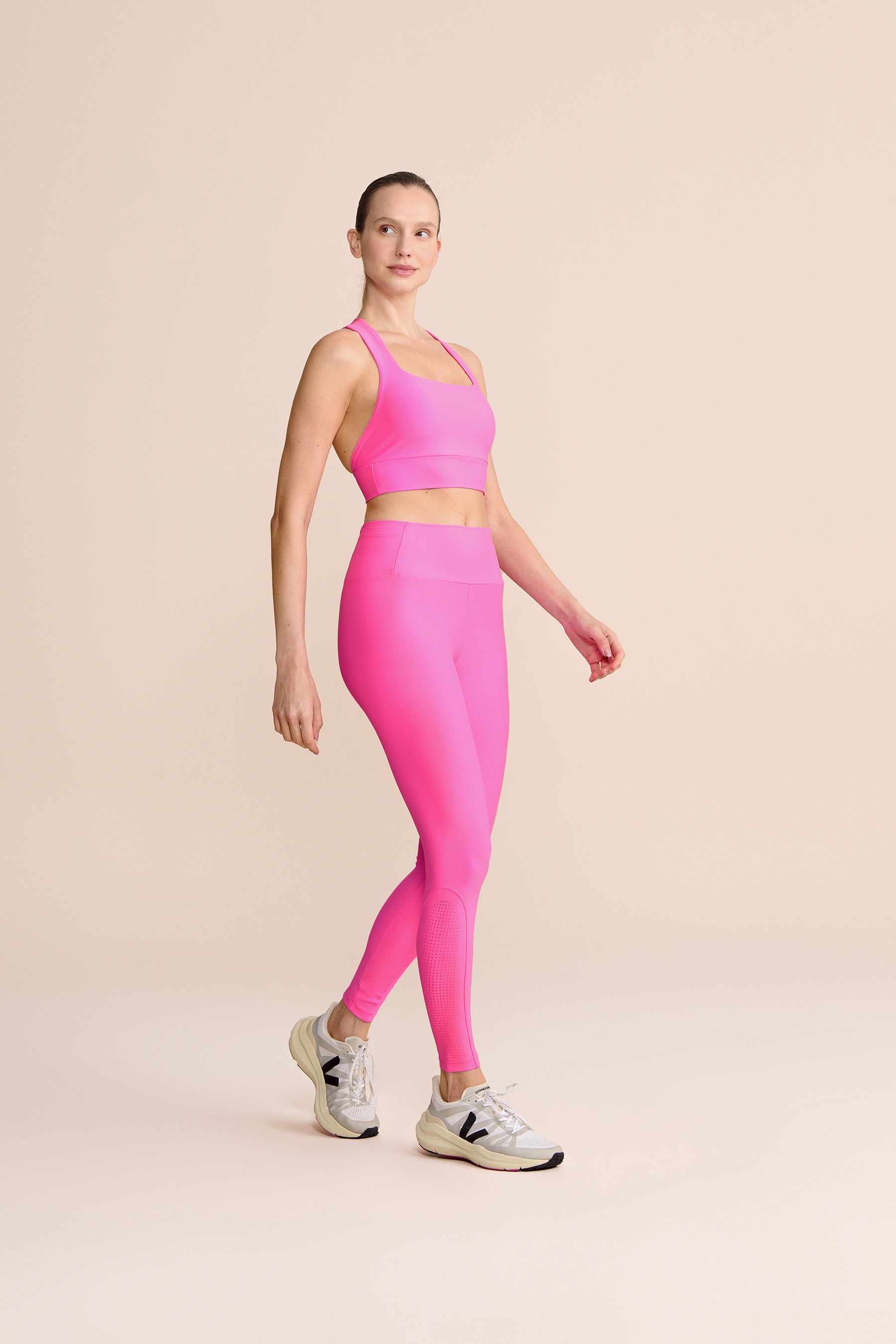 High-Performance Neo Laser Racerback Sports Bra for Women - Breathable Workout Top for Running, Yoga & Gym - Seamless Support & Comfort