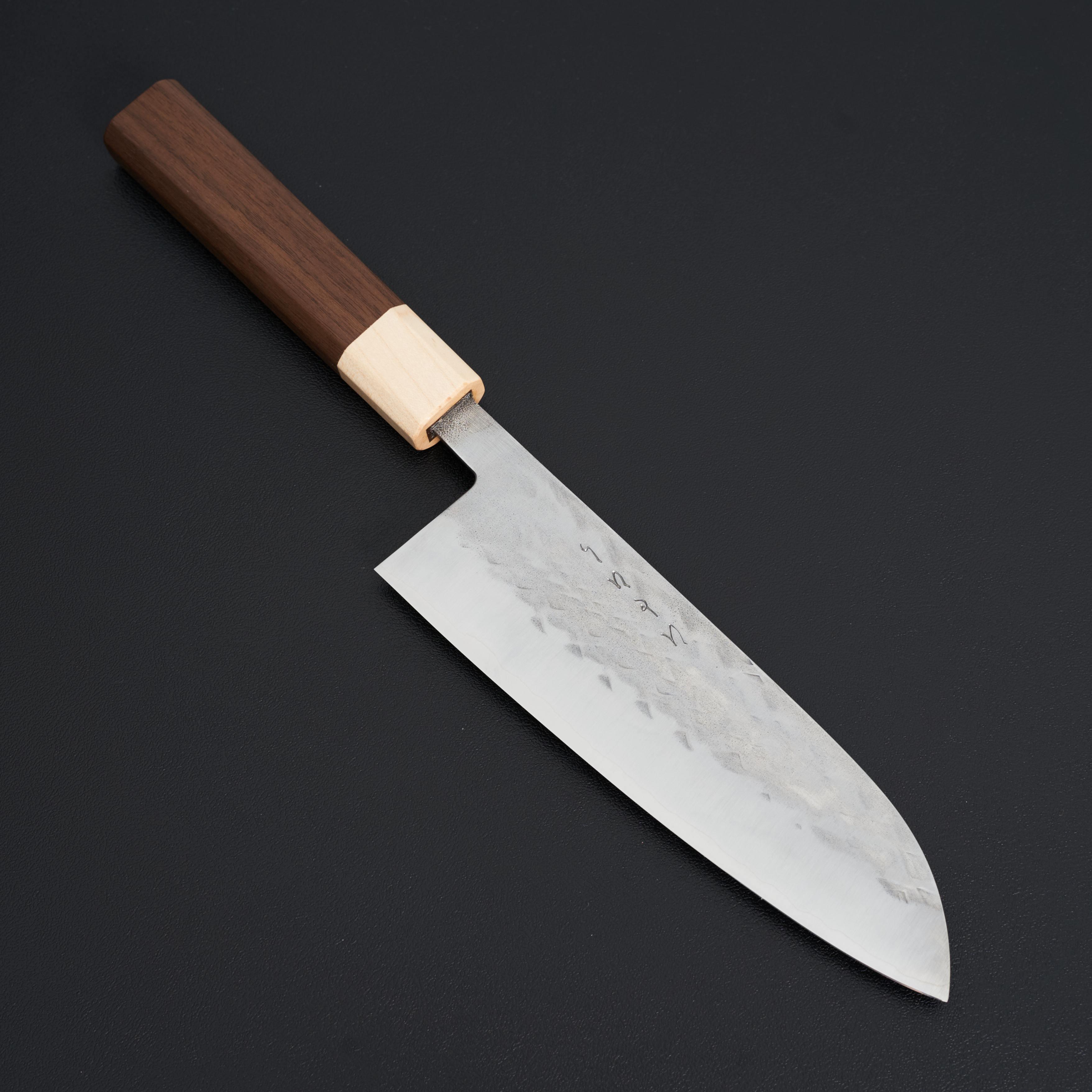 Hitohira TD SLD Tsuchime Santoku Knife 165mm - Premium Japanese Kitchen Knife for Slicing, Dicing & Chopping Vegetables, Meat & Fish - Perfect for Home Chefs & Professional Kitchens