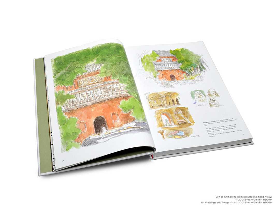 Spirited Away Art Book by Hayao Miyazaki - Official Studio Ghibli Anime Art Collection for Fans, Gift for Anime Lovers, Perfect for Home Decor and Cosplay Inspiration