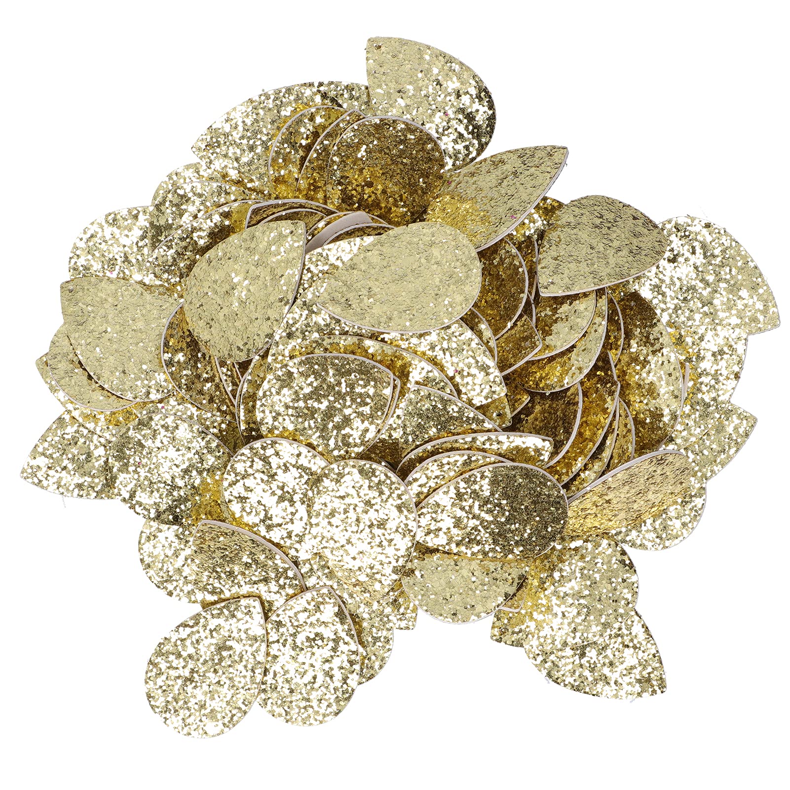 CHICIRIS 100Pcs Gold Perforated Earring Pendants - DIY Jewelry Making Supplies for Handmade Earrings, Necklaces & Craft Projects - Perfect for Jewelry Designers and DIY Enthusiasts